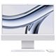 Image All-in-One PC Apple iMac 24" MQRJ3 2023 M3, 8CPU/10GPU, 8/256Gb, Silver