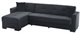 Image Canapea de colt Fabulous Porto 58-002 Dark Gray