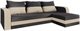 Image Canapea de colt Space Meble Hewlet Bis Sawana 05, Sawana 01 Dark Gray, Ecru