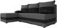 Image Canapea de colt Space Meble Hewlet Sawana 05, Sawana 14 Gray Dark, Black