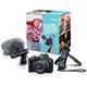 Image Aparat foto Canon EOS R50 Content Creator Kit Black+ RF-S 18-45mm f/4.5-6.3 IS STM
