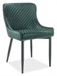 Image Стул для кухни Signal Colin B Velvet Green/Black