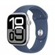 Image Умные часы Apple Watch Series 10 GPS 46mm MWWM3 Silver Aluminum case with Denim Sport Band M/L