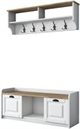 Image Прихожая Mirage Meble P2/M1 White/Walnut