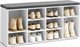 Image Bancheta-etajera pentru incaltaminte Vasagle LHS10WT (Cloud White/Dove Grey)
