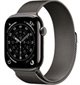 Image Apple watch Series 11 GPS + LTE 46mm MFD44 Slate Titanium Case Slate Milanese Loop - M/L