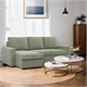 Image Canapea colțar Magnifico Meble Neo LL Straight Bonell Poso 047 Olive