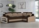 Image Canapeaua colțar Magnifico Meble Grande Left Shelf Brown/Cappuccino