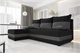 Image Canapea colțar Space Meble Hewlet Sawana 14/05 Black/Gray Dark