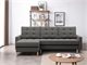 Image Canapea colțar Magnifico Meble Elma LL Bonell Lux 06 Dark Grey