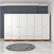 Image Dulap Mirage Meble F4 M25 M Walnut/White