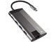 Image Adaptor Natec Fowler Plus 8in1 USB-C, Gray