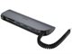 Image Adaptor Hoco HB17 5in1 USB-C, 3×USB-A 3.0, SD/TF, Black