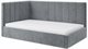Image Кровать Relaxe Jolie 90x200 Siena 1013 Grey, левая