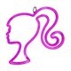 Image Lampă Paladone Barbie Wall Mountable Neon Light PP12620BRVN