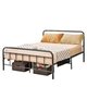 Image Кровать Costway HU10284DK Black