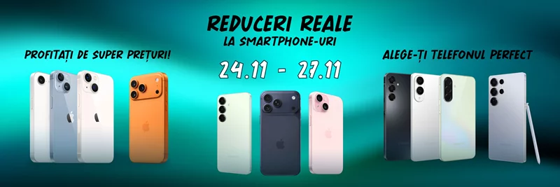 “REDUCERI REALE” la smartphone-uri de la cactus.md