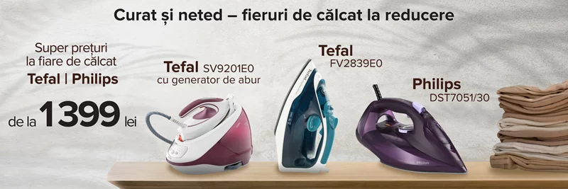 Curat si neted - fieruri de calcat cu reduceri de la cactus.md