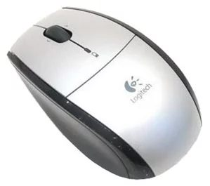Image Беспроводная мышь Logitech Cordless Optical Mouse USB Black Silver (910-000150)