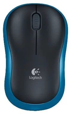 Компьютерная мышь Logitech M185 Blue, Black