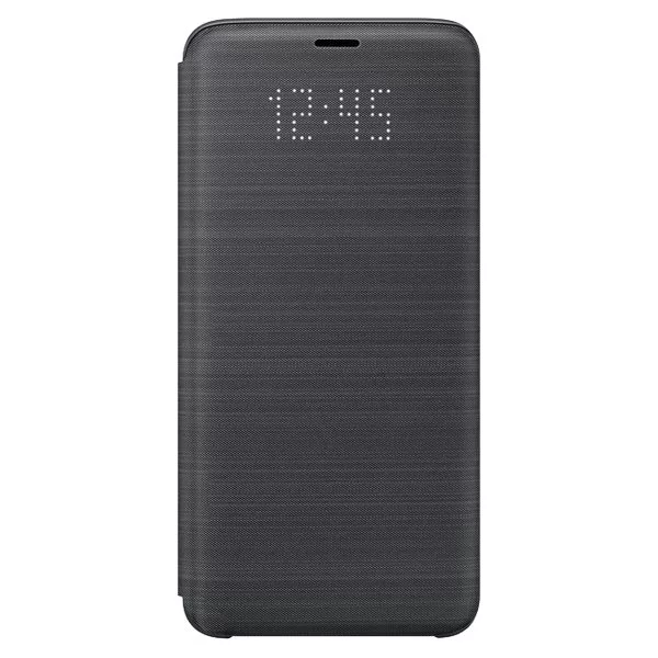 Image LED Flip Wallet Samsung Galaxy S9 Black