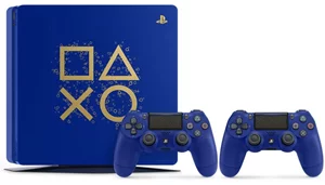 Image Sony PlayStation 4 500GB Limited Edition Blue "Days of Play Console", 2xGamepad (Dualshock 4)