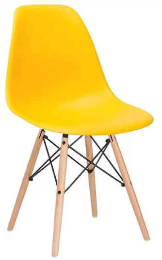 Scaun de bucatarie DP Eames A-37 Yellow