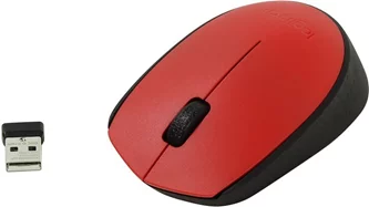 Компьютерная мышь Logitech M171 Red