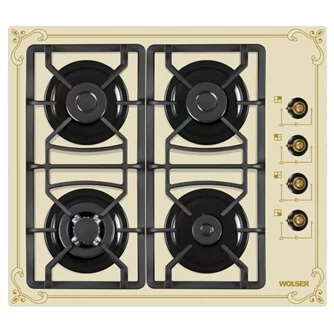 Plita de gaz Wolser WL- F 6401 GT IC Ivory Rustic