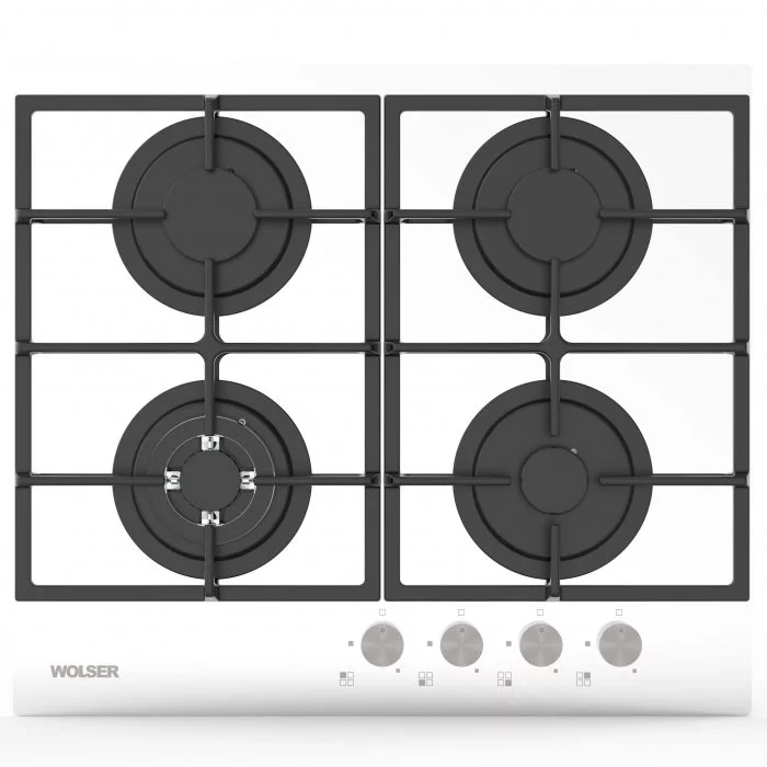 Image Варочная панель газовая Wolser WL-6400 GBN White