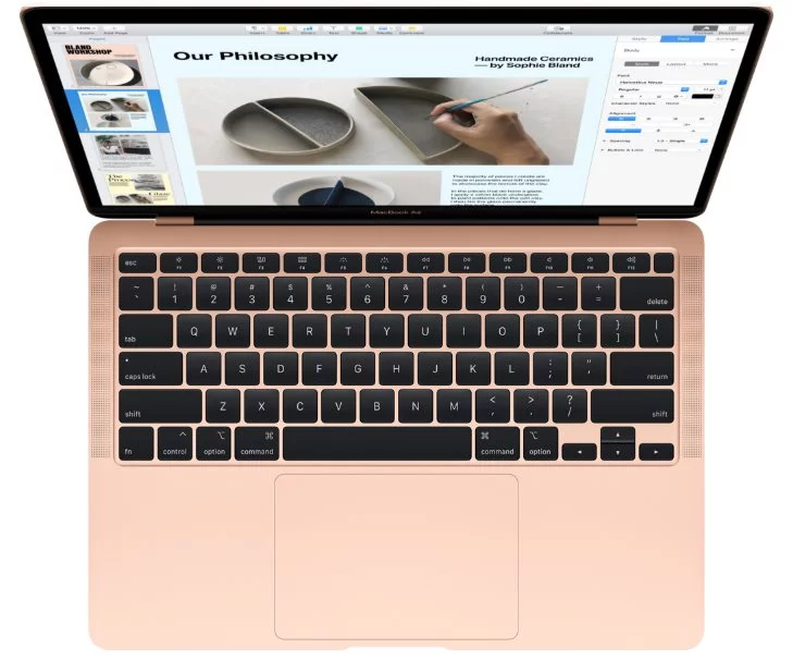 Image Apple MacBook Air 13" MWTL2 (2020) 8/256GB Gold