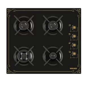 Image Варочная панель газовая Wolser WL- F 6401 GT IC Black Rustic