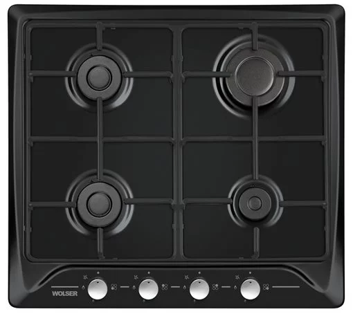 Image Варочная панель газовая Wolser WL- F 6400 EN BLACK