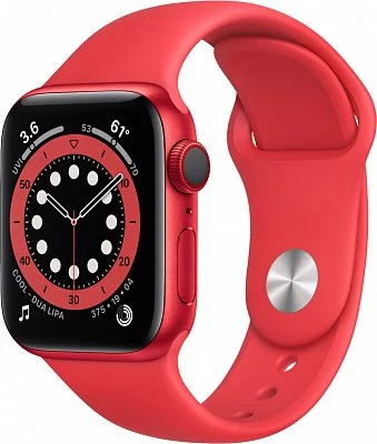 Image Умные часы Apple Watch Series 6 GPS 44mm M00M3 Red