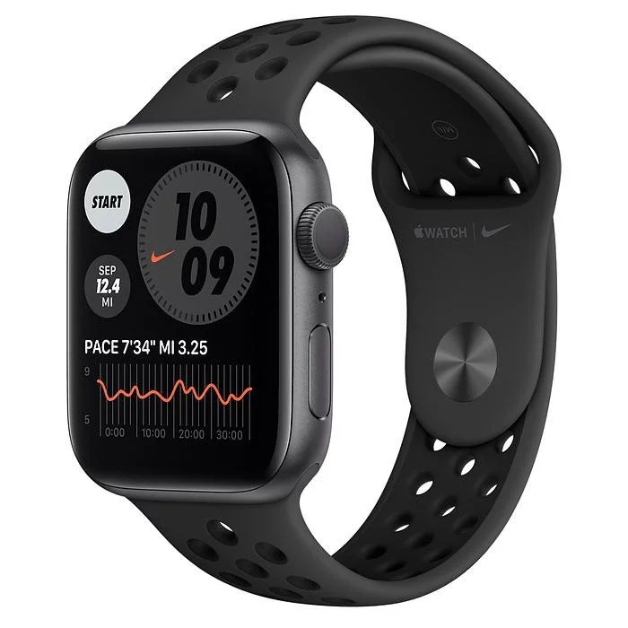Image Ceas inteligent Apple Watch Series 6 GPS 44mm Nike+ MG173 Space Gray