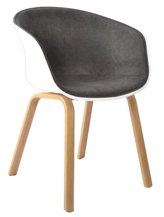 Scaun de bucatarie CORTEZ F White Grey