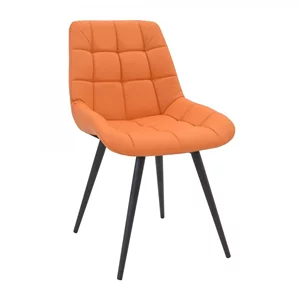 Image Scaun de bucatarie DP Nicole HN Black eco-72 Orange