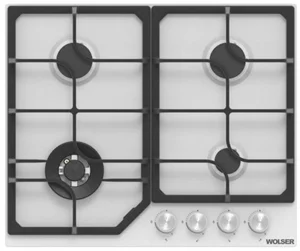 Image Варочная панель газовая Wolser WL- F 6400 GBN Q White ECO