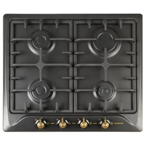 Image Варочная панель газовая Zanetti ECO 1130 Black Retro