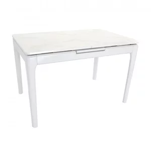 Image RL-67~White mat Glass+White Leg