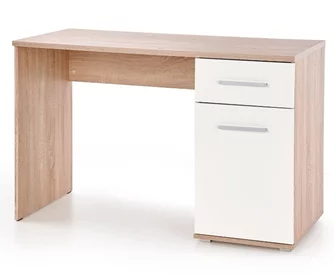 Masa de birou Halmar LIMA B1 Sonoma, alb