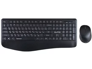 Image Qumo Wireless Keyboard & Mouse Space Black