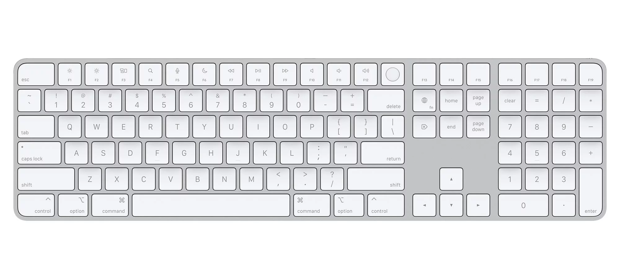 Клавиатура Apple Magic Keyboard (MK2C3) White