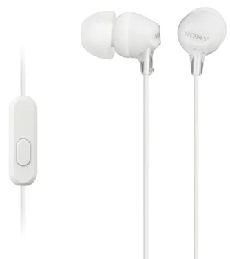 Наушники SONY MDR-EX15AP, White
