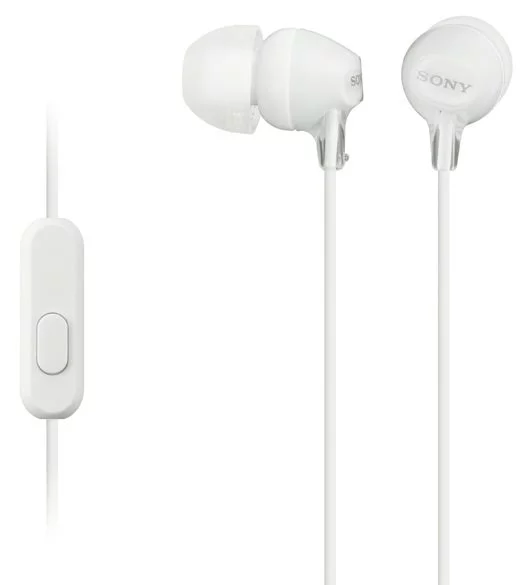 Image Наушники SONY MDR-EX15AP, White