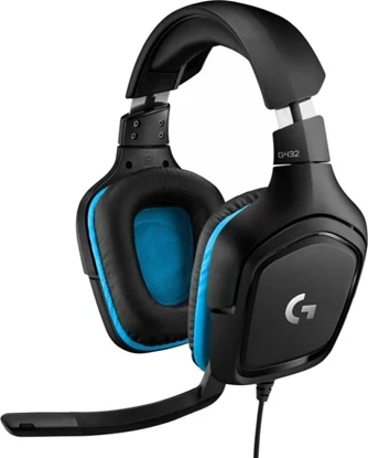 Casti Logitech G432 Black-Blue