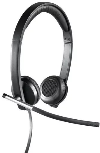 Casti Logitech Stereo H650E Black