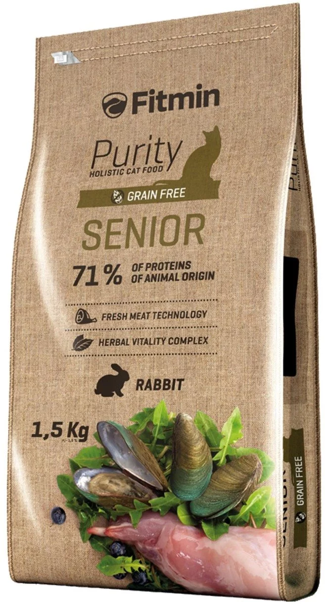 Image Корм для кошек Fitmin Purity Senior 1.5kg