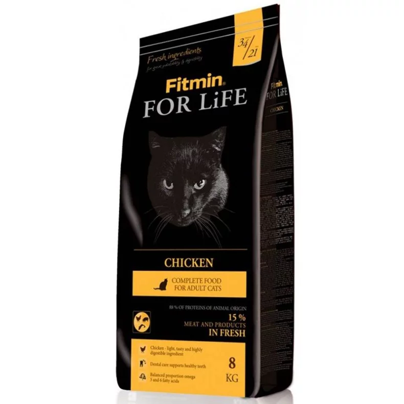 Image Корм для кошек Fitmin For Life Chicken 8kg
