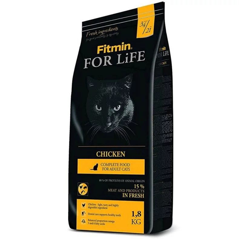 Image Корм для кошек Fitmin For Life Chicken 1.8kg
